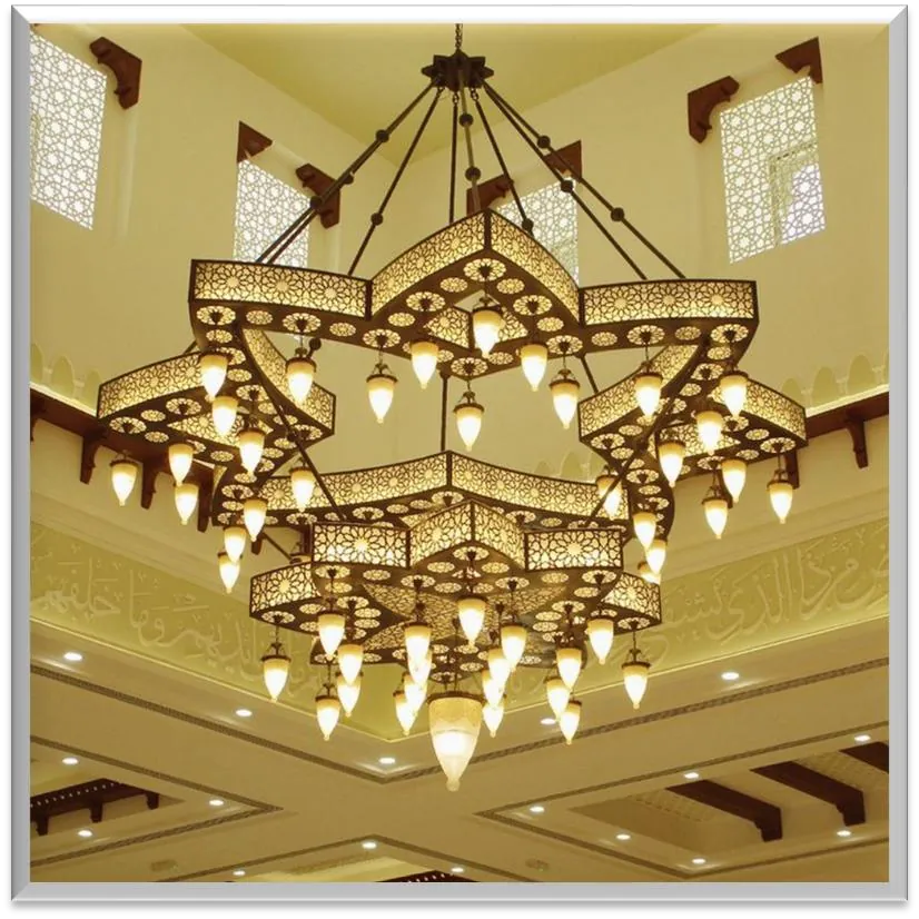 Antique Brass Chandelier — ZLCL-101