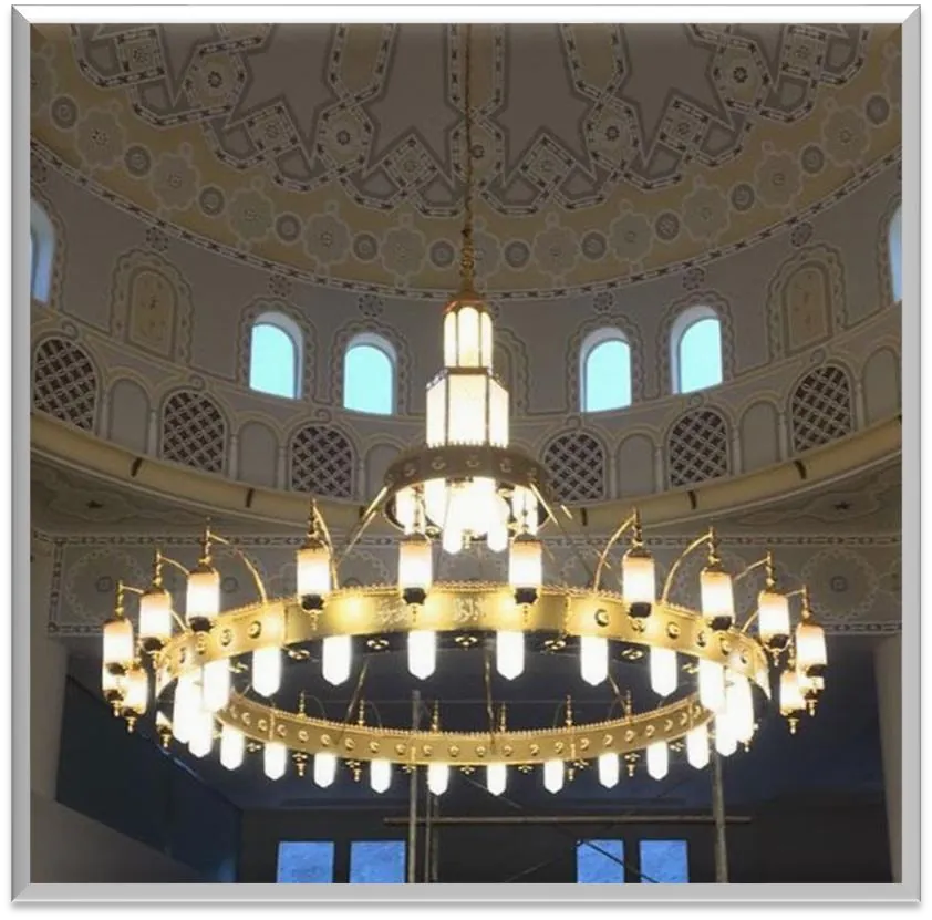 Antique Brass Chandelier — ZLCL-105