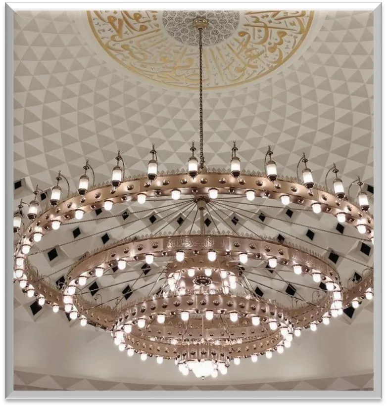 Antique Brass Chandelier — ZLCL-107