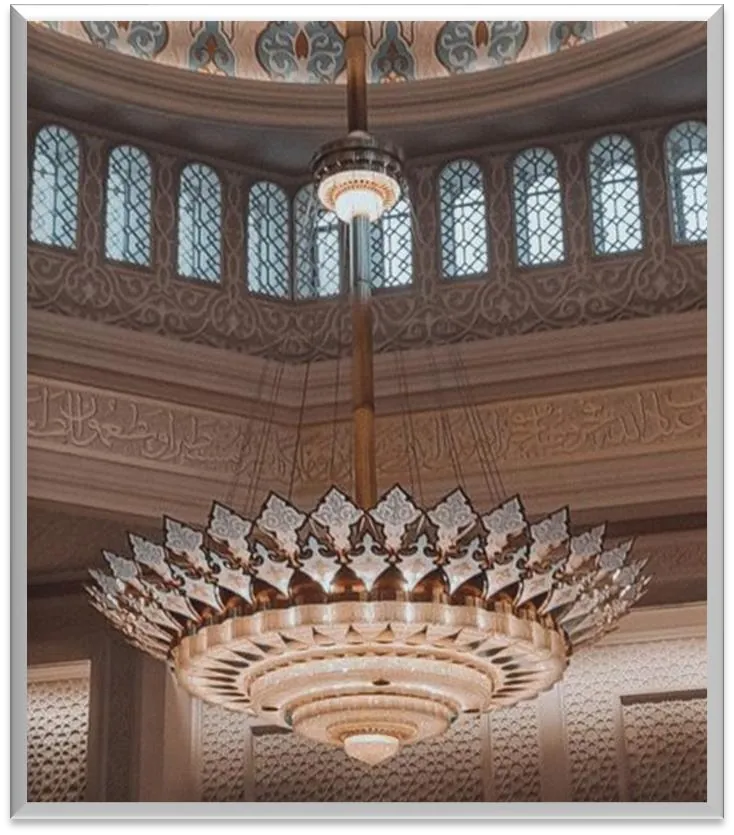 Antique Brass Chandelier — ZLCL-109