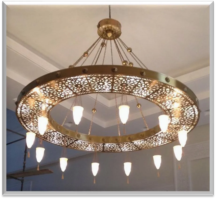 Antique Brass Chandelier — ZLCL-110