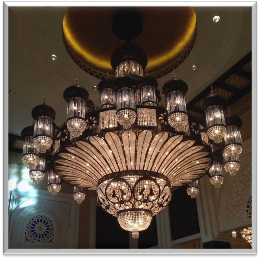 Antique Brass Chandelier — ZLCL-116