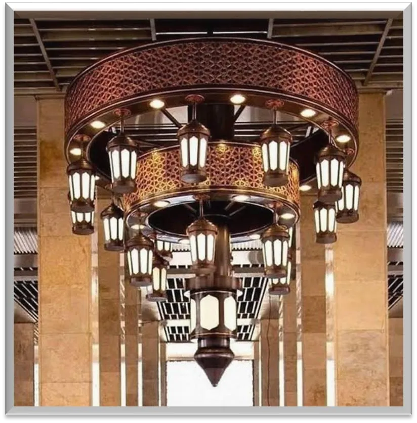 Antique Brass Chandelier — ZLCL-117