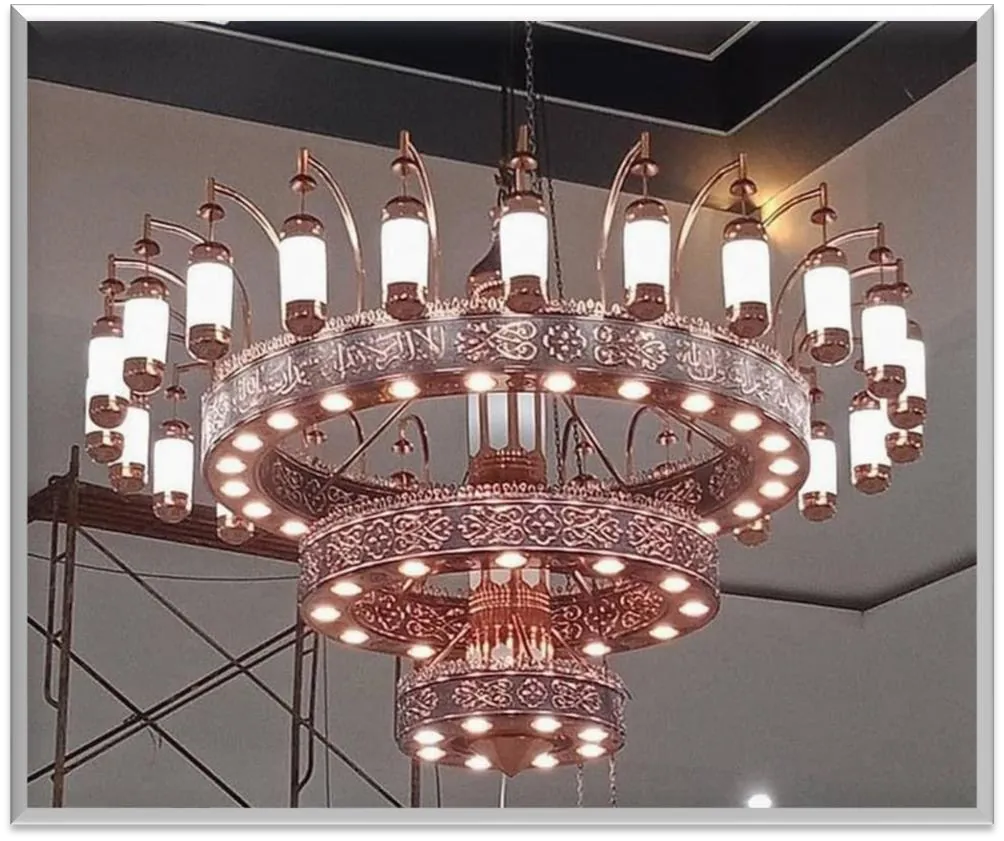 Antique Brass Chandelier — ZLCL-122