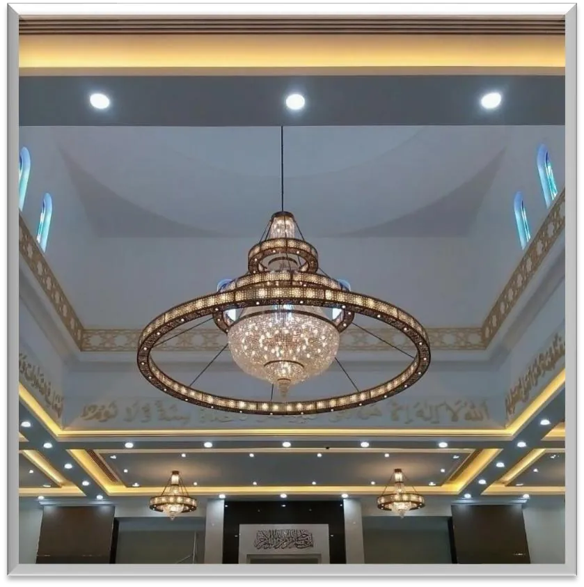 Antique Brass Chandelier — ZLCL-123