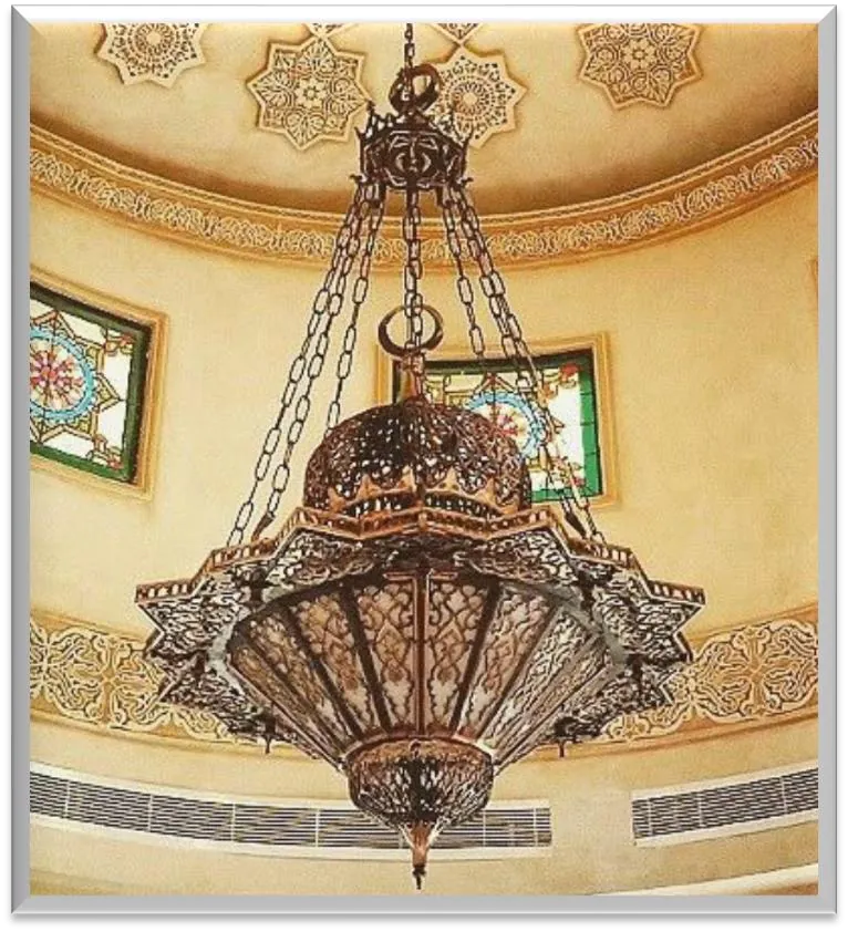 Antique Brass Chandelier — ZLCL-128