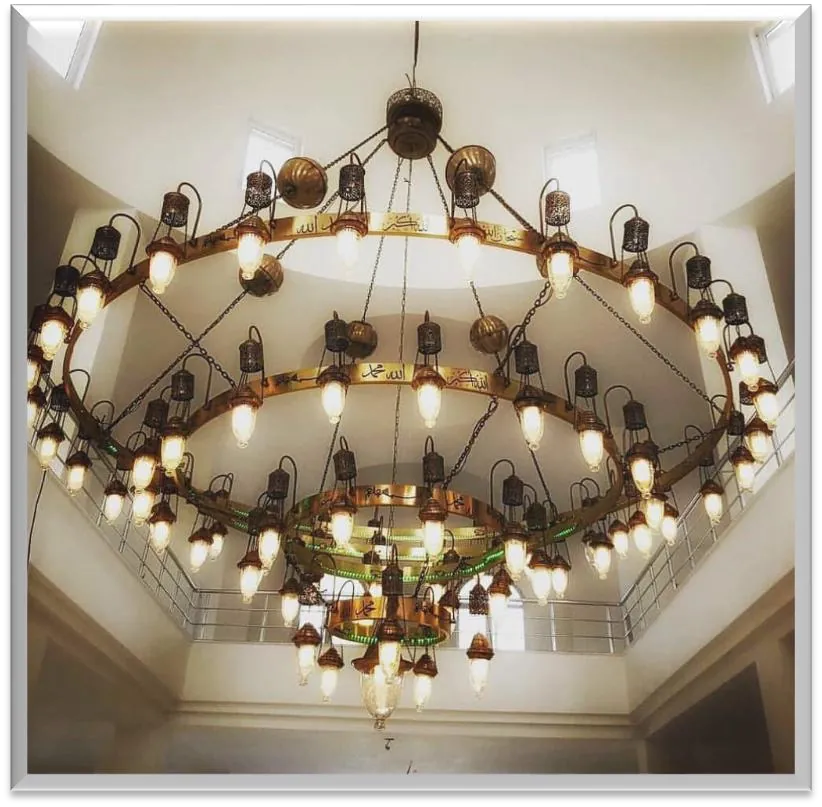 Antique Brass Chandelier — ZLCL-133