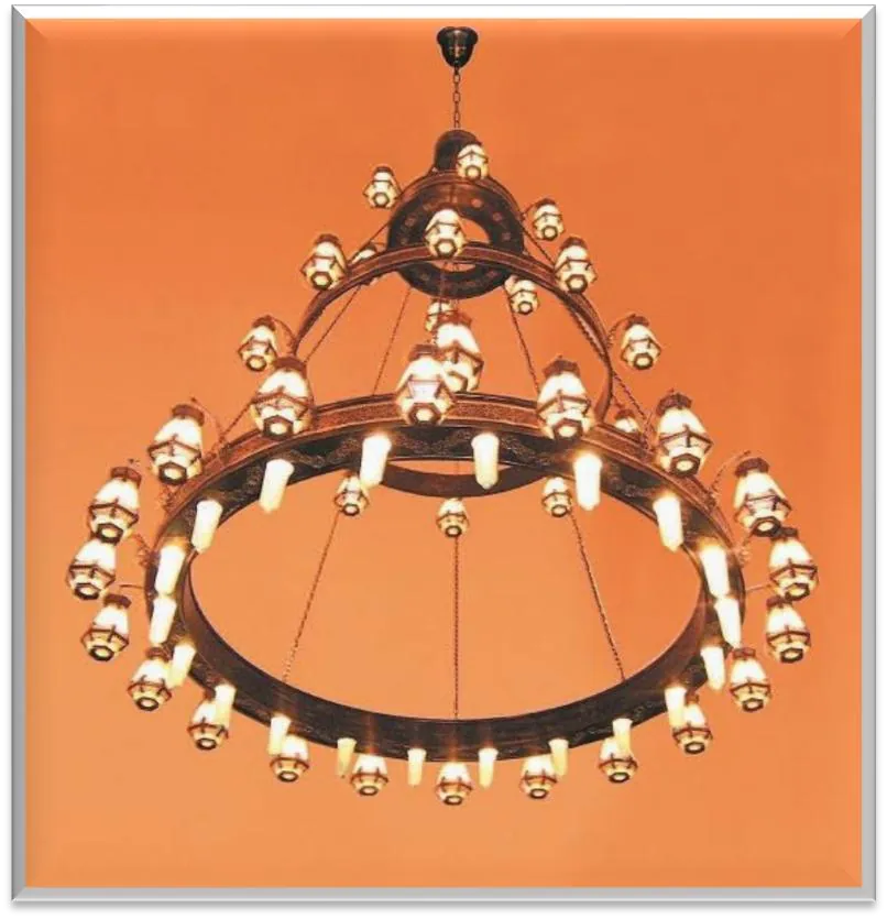 Antique Brass Chandelier — ZLCL-135