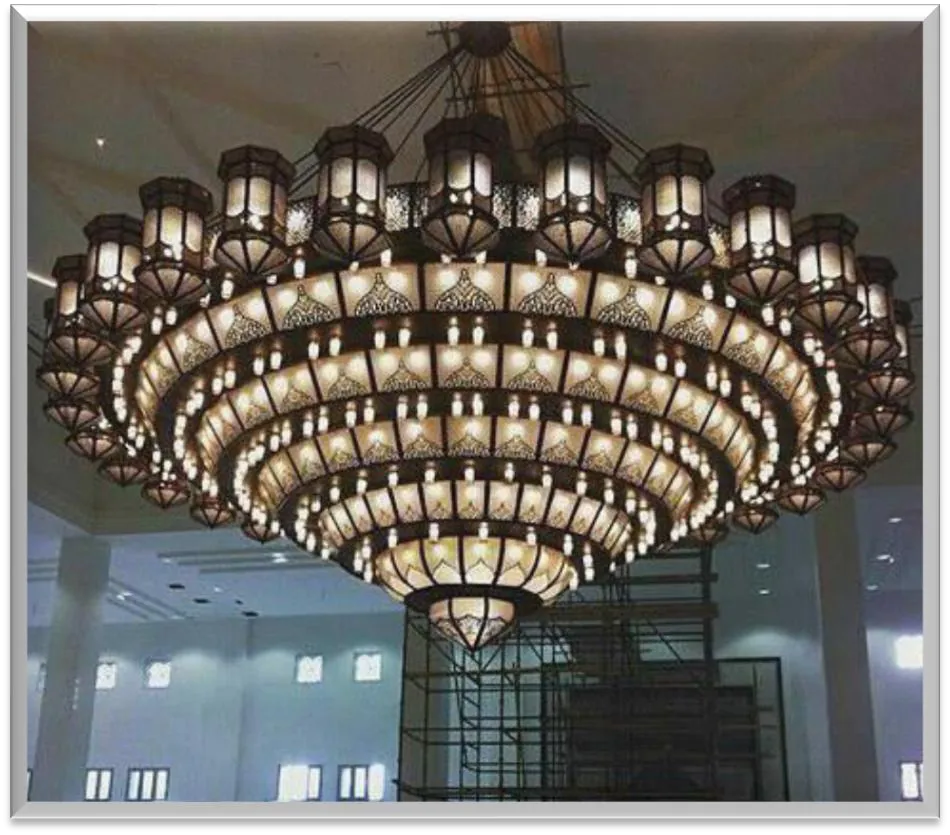 Antique Brass Chandelier — ZLCL-137