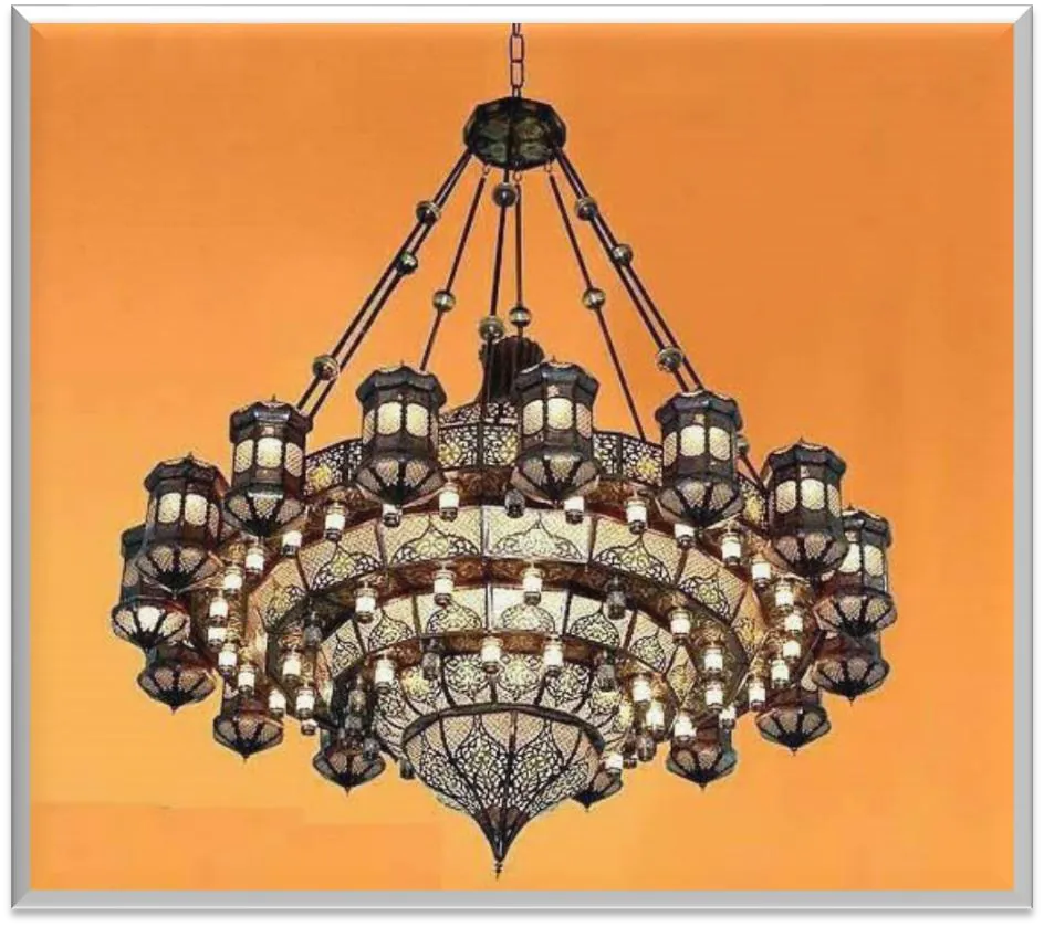 Antique Brass Chandelier — ZLCL-138