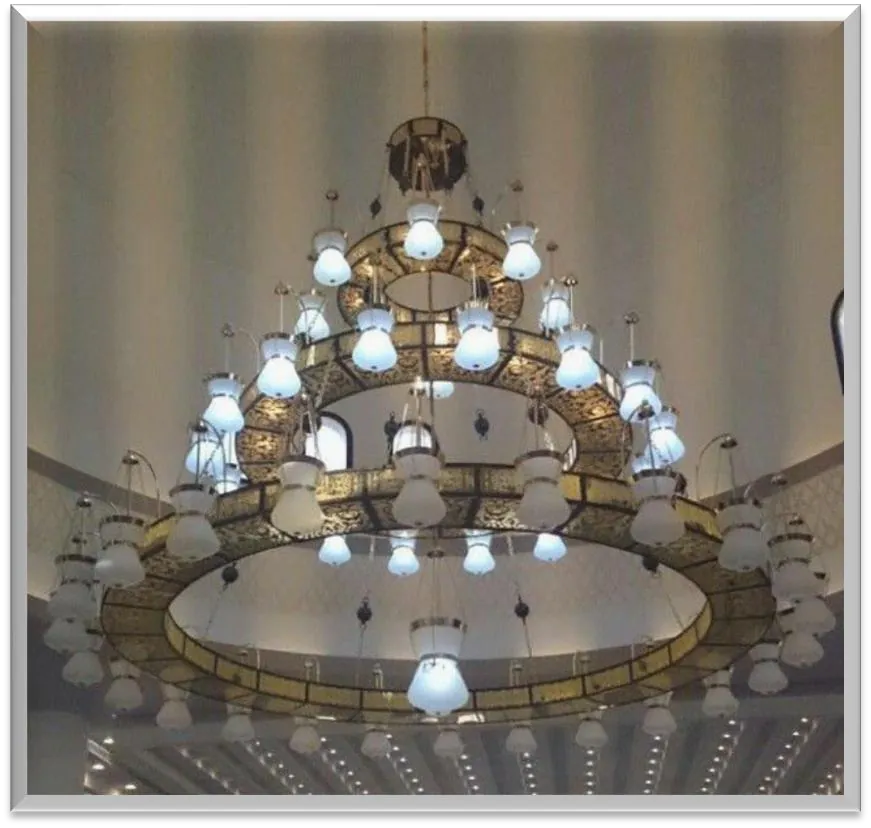 Antique Brass Chandelier — ZLCL-150