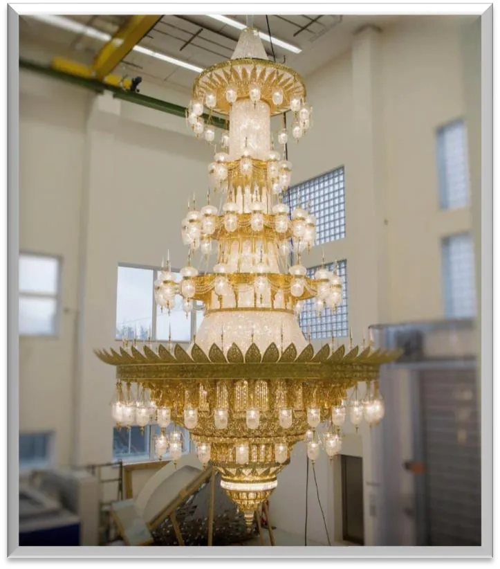 Antique Brass Chandelier — ZLCL-153