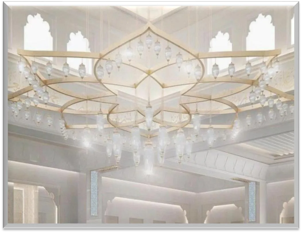 Antique Brass Chandelier — ZLCL-157