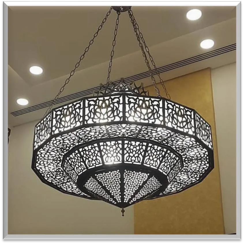 Antique Brass Chandelier — ZLCL-168