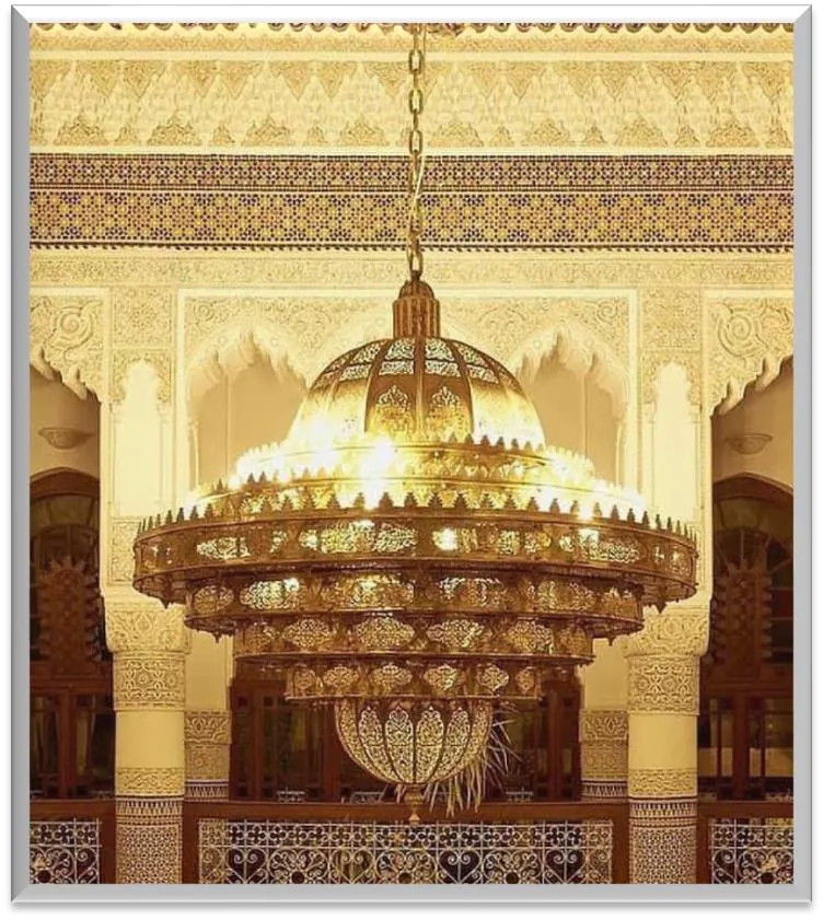 Antique Brass Chandelier — ZLCL-170