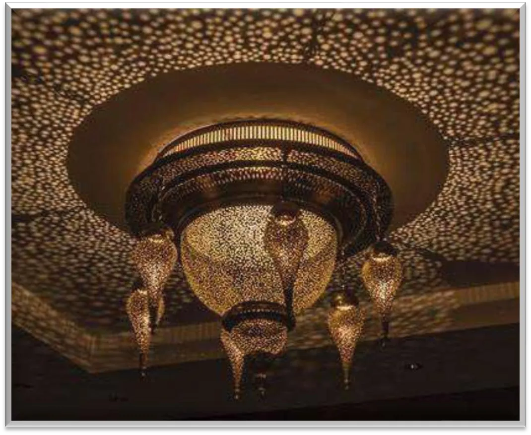 Antique Brass Ceiling Light — ZLCL-818