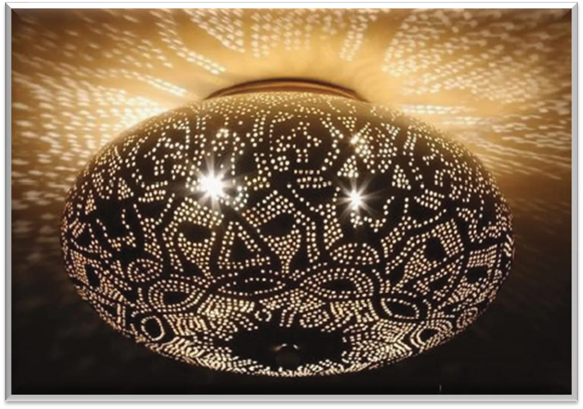 Antique Brass Ceiling Light — ZLCL-834