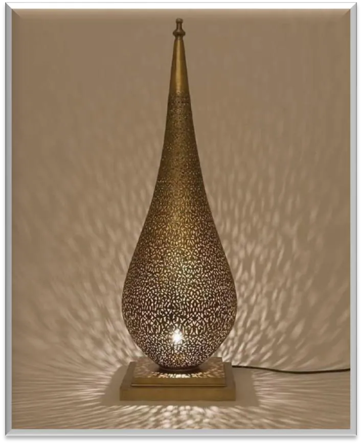 Antique Brass Floor Lamp — ZLFL-201
