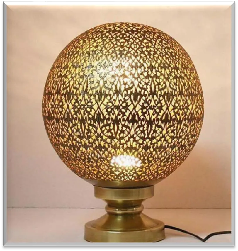 Antique Brass Floor Lamp — ZLFL-204