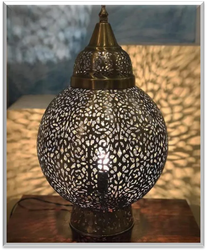 Antique Brass Floor Lamp — ZLFL-206