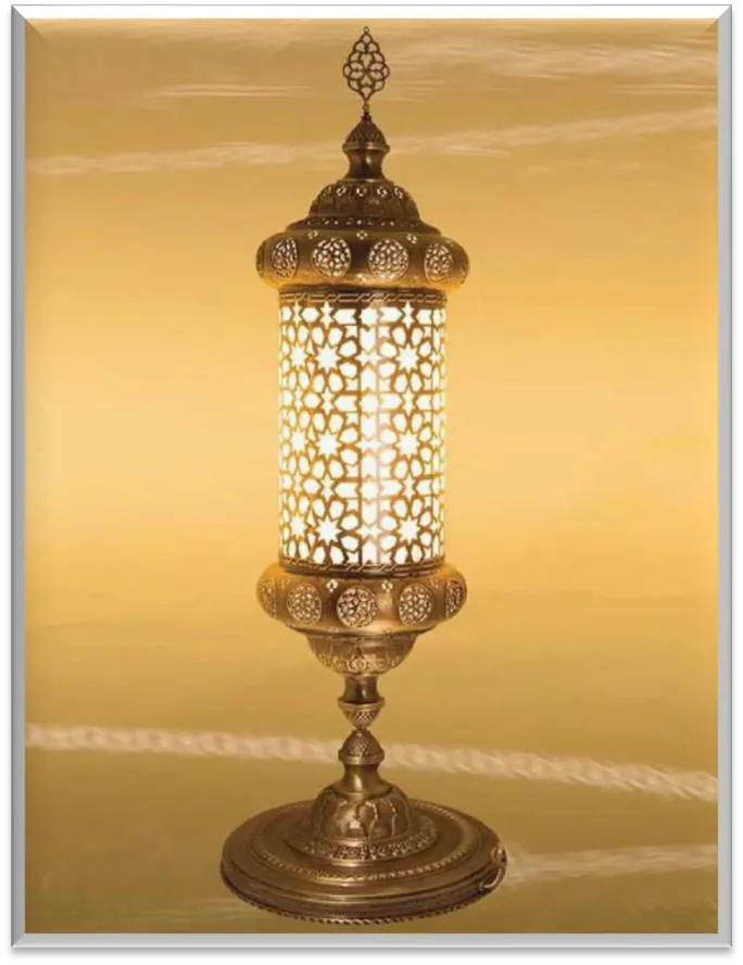Antique Brass Floor Lamp — ZLFL-210