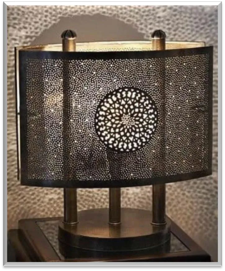Antique Brass Floor Lamp — ZLFL-212