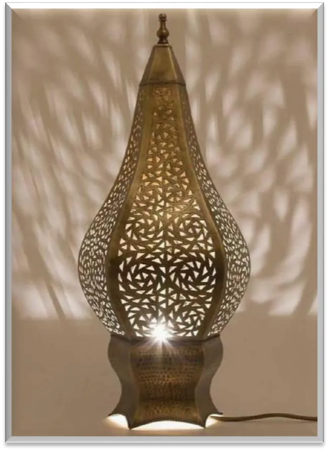 Antique Brass Floor Lamp — ZLFL-214
