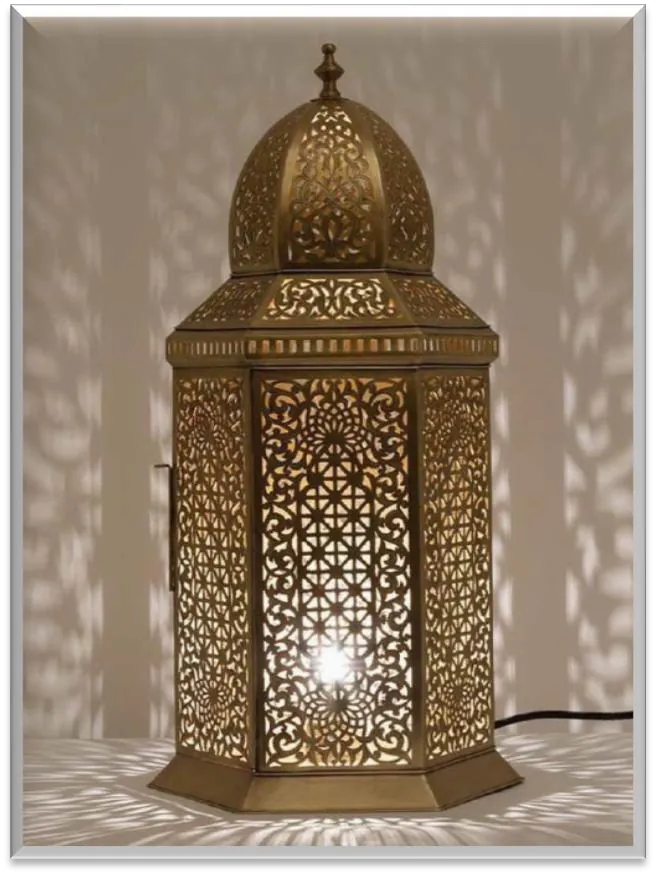 Antique Brass Floor Lamp — ZLFL-218