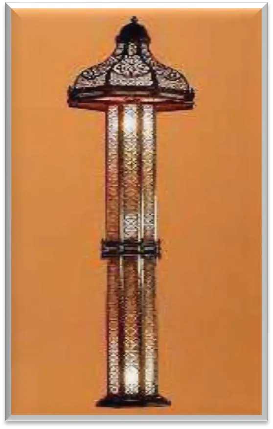 Antique Brass Floor Lamp — ZLFL-228