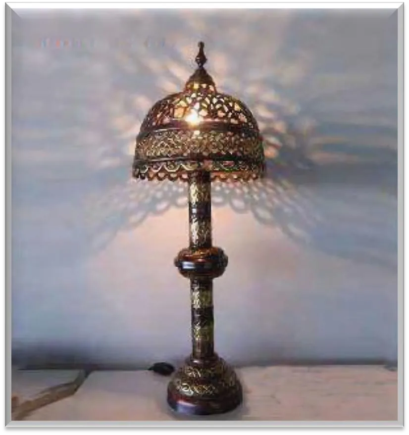 Antique Brass Floor Lamp — ZLFL-230