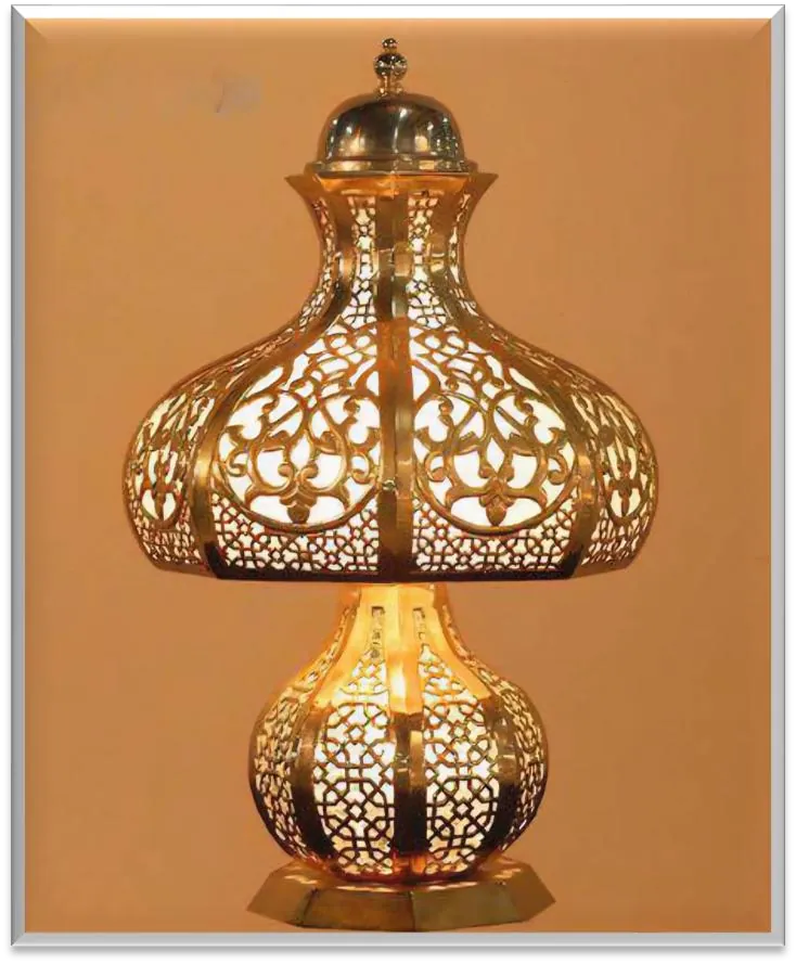 Antique Brass Floor Lamp — ZLFL-231