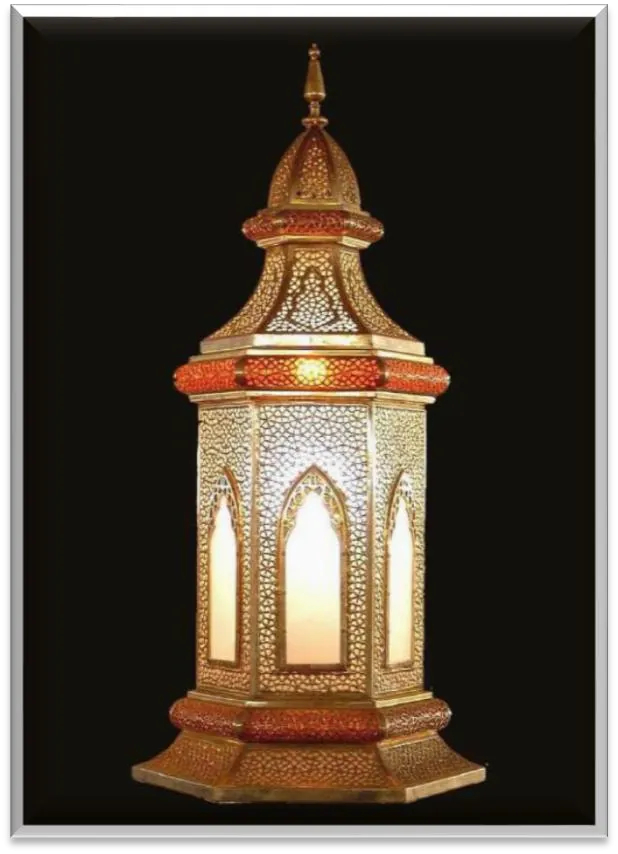 Antique Brass Floor Lamp — ZLFL-237