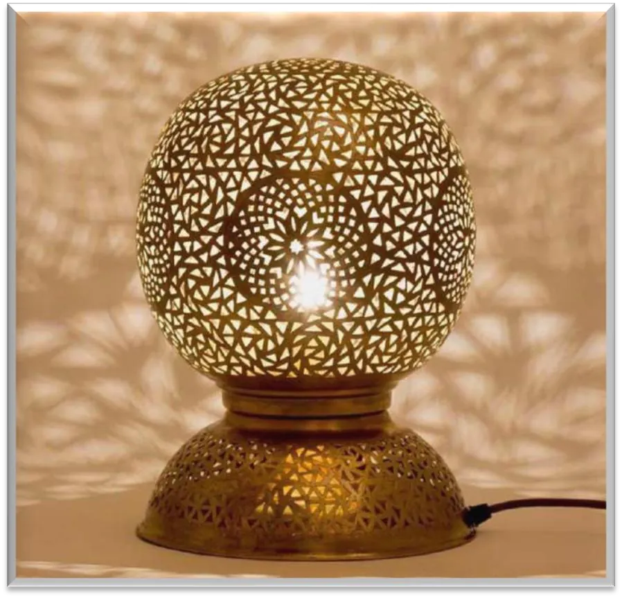 Antique Brass Floor Lamp — ZLFL-242