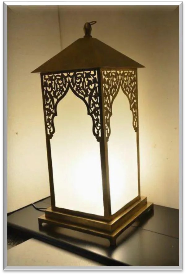 Antique Brass Floor Lamp — ZLFL-249