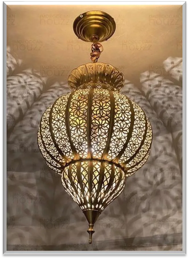 Antique Brass Pendent Light — ZLPL-113