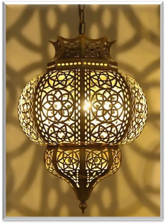 Antique Brass Pendent Light — ZLPL-143