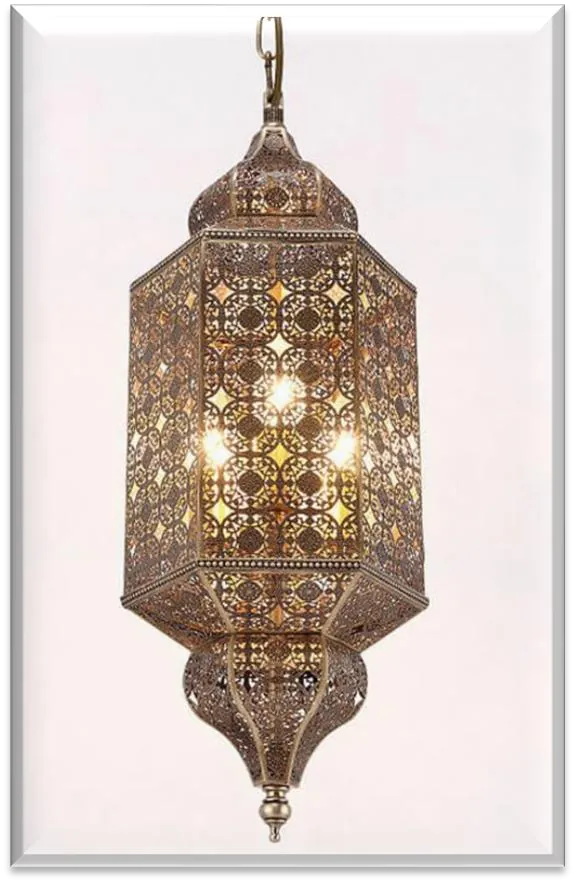 Antique Brass Pendent Light — ZLPL-150