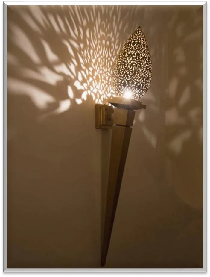 Antique Brass Torch Light — ZLTL-501