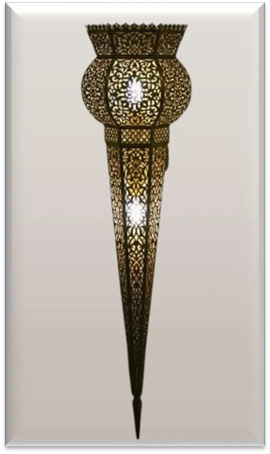 Antique Brass Torch Light — ZLTL-502