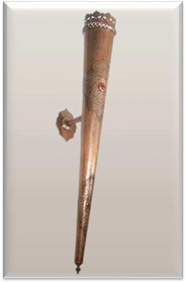 Antique Brass Torch Light — ZLTL-528