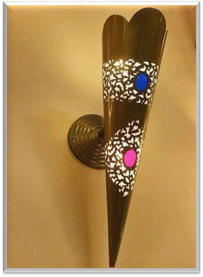 Antique Brass Torch Light — ZLTL-532